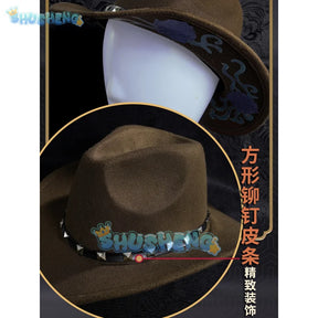 Game Identity V Barmaid Demi Bourbon Cosplay Costume Black Rose Cowgirl Cosplay Suit Halloween Carnival Uniforms Custom Made