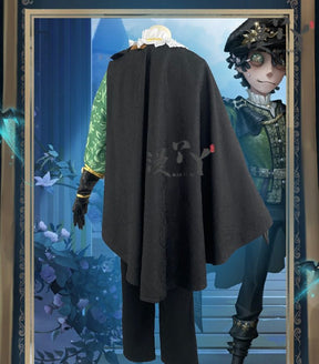 Emil Cosplay Game Identity Ⅴ Patient Costume New Romeo Cloak Hat Prop Accessories Set Party Carnival Woman Man Uniform