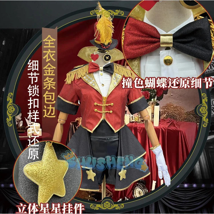 Margaretha Cell Female Dancer Cosplay Game Identity V Costume Hat glasses stockings accessories Halloween party uniform set