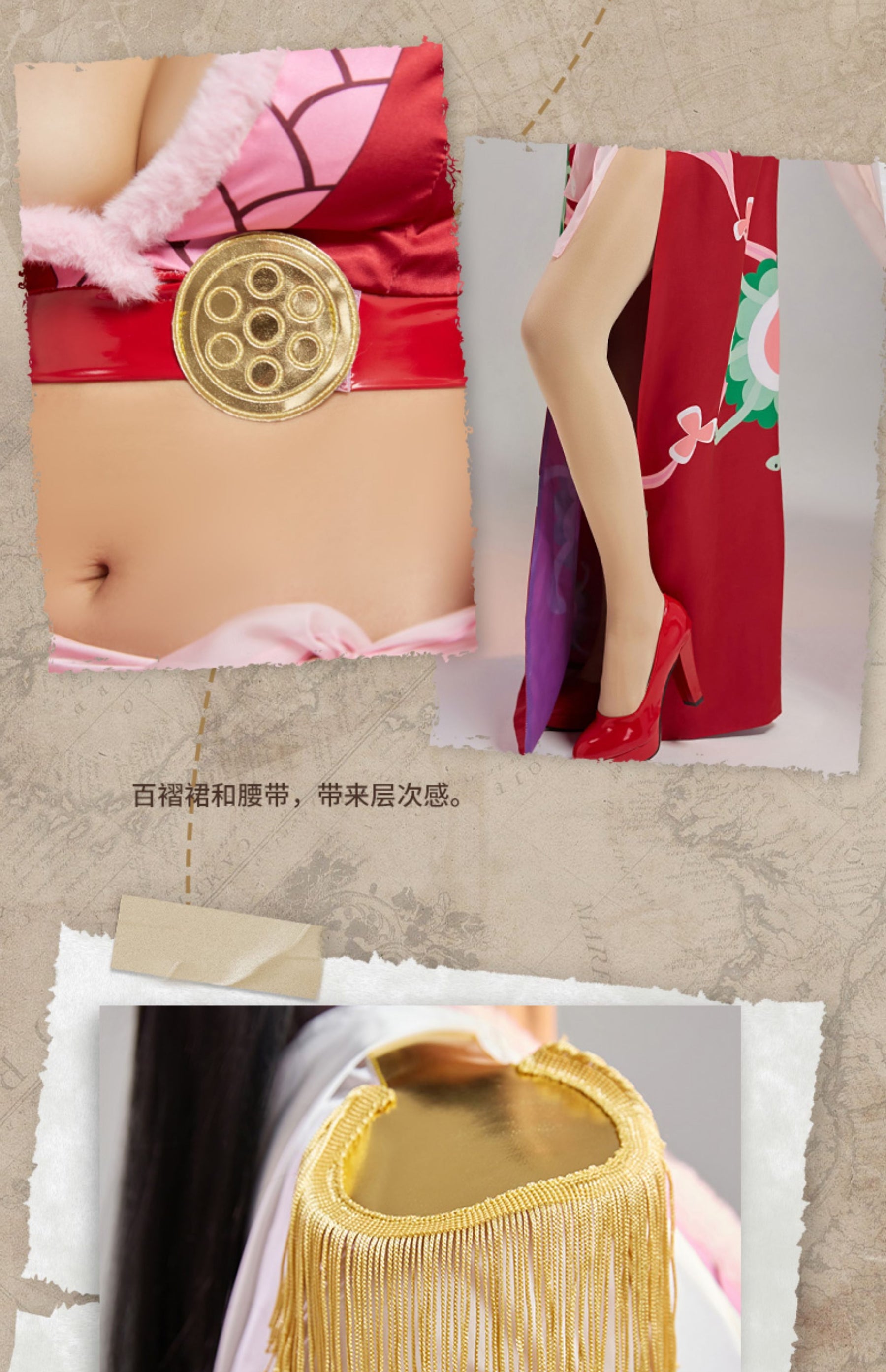 Shusheng-R Onepiece Boa Hancock Cosplay Kimono Costume Christmas Dress Halloween Party Suit Women