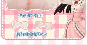 Gokou Ruri Cosplay Girls Dress for Halloween Christmas Festival Party Sweet Dress Women's Role Playing Princess Bow Dress