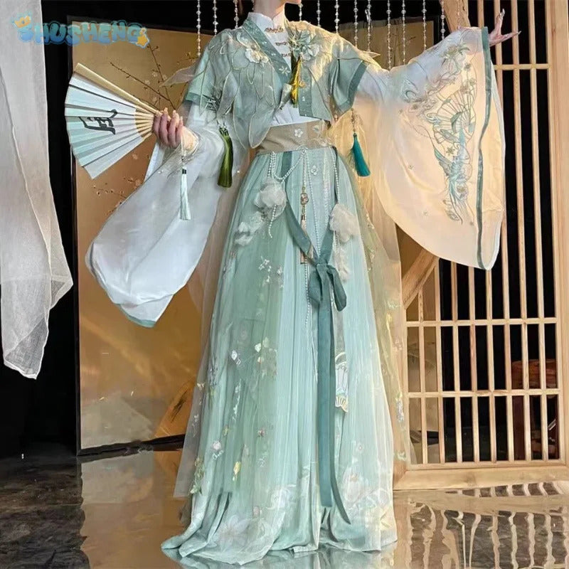 Shusheng-R Shi Qingxuan Heaven Official's Blessing Cosplay Costume Chinese style glamorous Hanfu set Halloween party Woman Man uniform