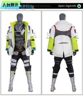 New Game Apex Legends Crypto Tae Joon Park Cosplay Costume Shoes, knee pads, props, Halloween party men's set complete set