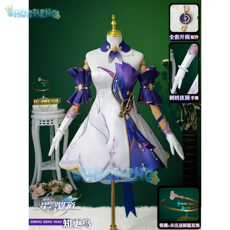 Honkai Star Rail cos Robin cosplay costume Alice Himora Full set of anime costumes for women