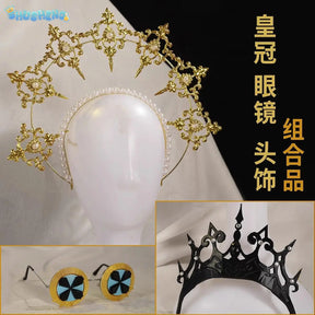 Identity V Alice DeRoss Gold Skin Reporter New Survivor Game Suit Elegant Dress Cosplay Costume Halloween Party Outfit