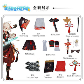 Genshin Impact Kaedehara Kazuha Cosplay Costume Uniform Anime Halloween Costumes for Men And Women Game