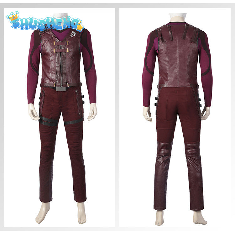 Star Lord Cosplay Costume Thor 4 Love and Thunder Star Lord Peter Quill Leather Outfits Mens Halloween Carnival Suit