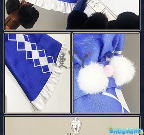 Game Wuthering Waves ROCCIA Cosplay Costume ROCCIA Two Tail Women Girl Halloween Performance Stage Roleplay Uniform