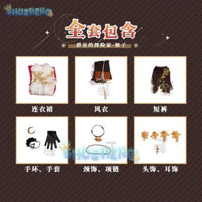 Himeko Cosplay Costume Game Honkai: Star Rail Cosplay Women Halloween Uniform Carnival Clothes