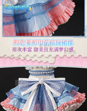 Cosplay Series: Idol Land PriPara-Manaka Laala Cosplay Sweet maid outfit Costume full set Shushengcos