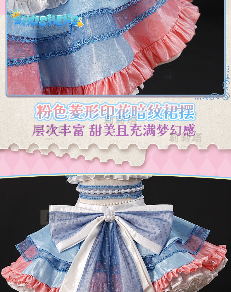 Cosplay Series: Idol Land PriPara-Manaka Laala Cosplay Sweet maid outfit Costume full set Shushengcos