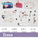 Tessa Cosplay Naraka Bladepoint Anime Women Fashion Ancient Dress Costume Role Play Clothing Halloween Party Suit New Arrival