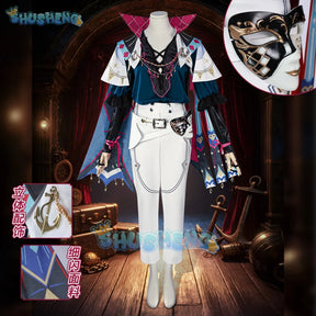 Shusheng-N In Stock Wuthering Waves Brant Cosplay Costume Uniform Halloween Carnival Party Christmas Play Role Clothes Clothing for Men