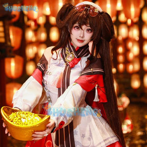 Genshin Impact Hutao Lantern Festival Cosplay Costume Uniform Halloween Carnival Party Christmas Play Role Clothes Clothing