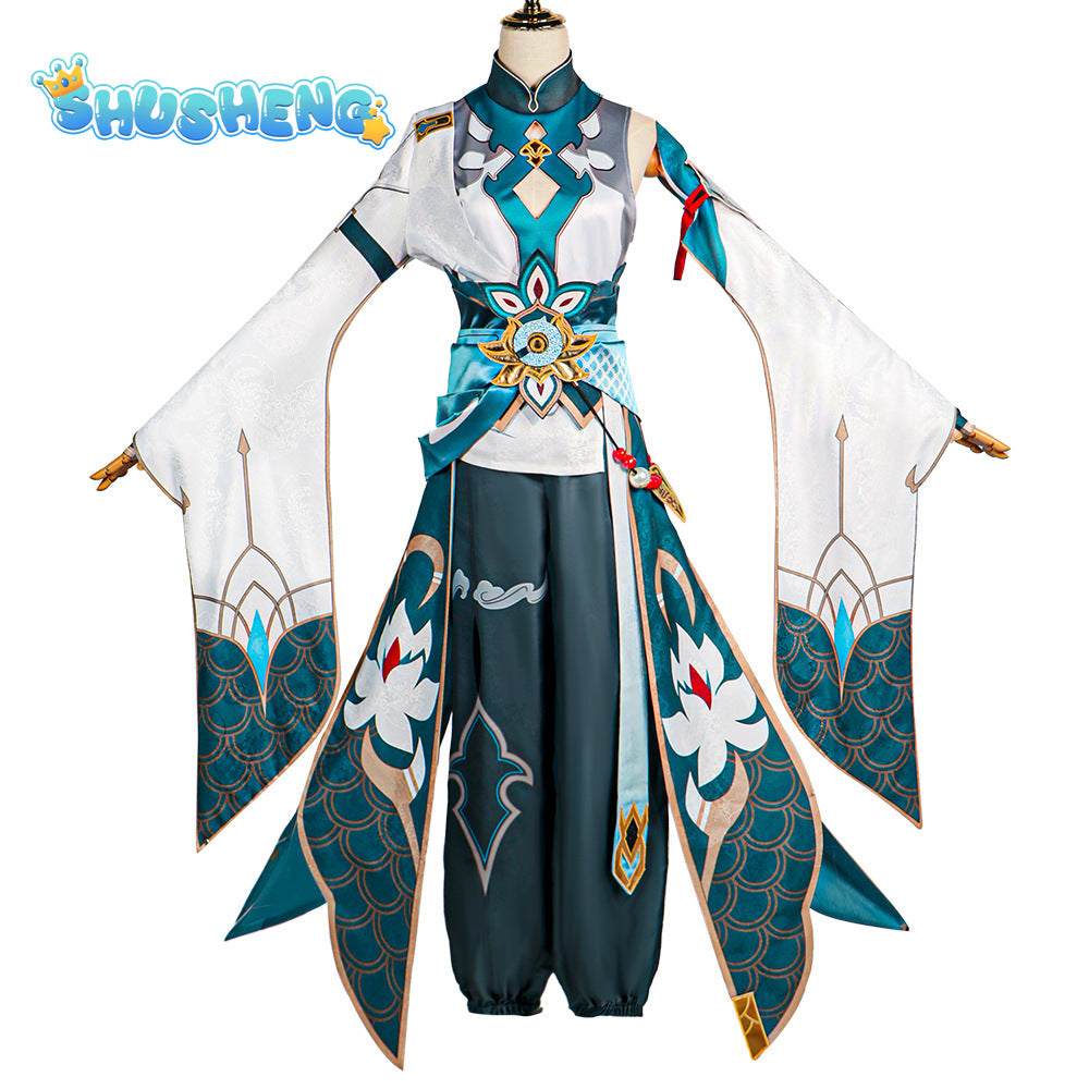 Honkai: Star Rail Dan Heng Cosplay Costumes Game Wig Earrings Suit Handsome Uniform Halloween Party Outfit Men