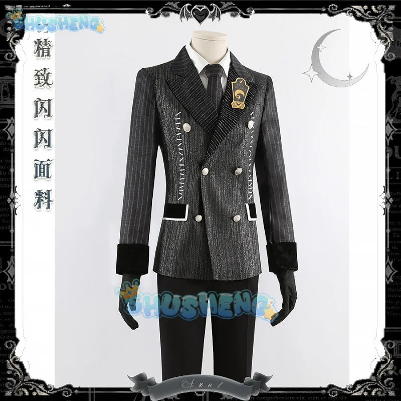 Twisted-Wonderland‌ Azul Ashengrotto Cosplay Costume Uniform Halloween Carnival Party Christmas Play Role Clothes Clothing