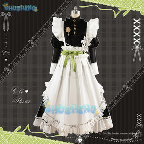 Nu: Carnival Olivine Cosplay Costume Maid Outfit Dress Uniform Halloween Carnival Party Christmas Play Role Clothes Clothing