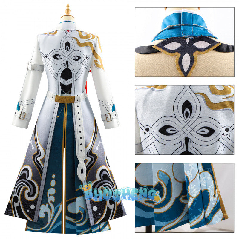 Honkai Star Rail Feixiao Cosplay Costume Wig Uniform Foxian Xianzhou Yaoqing Feixiao Halloween Party for Women Men Props