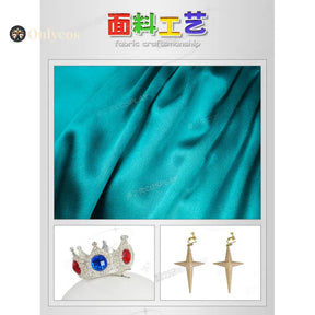 Shusheng-R The Super Mario Bros. Movie Rosalina Princess Dress Cosplay Costume CUSTOMIZED