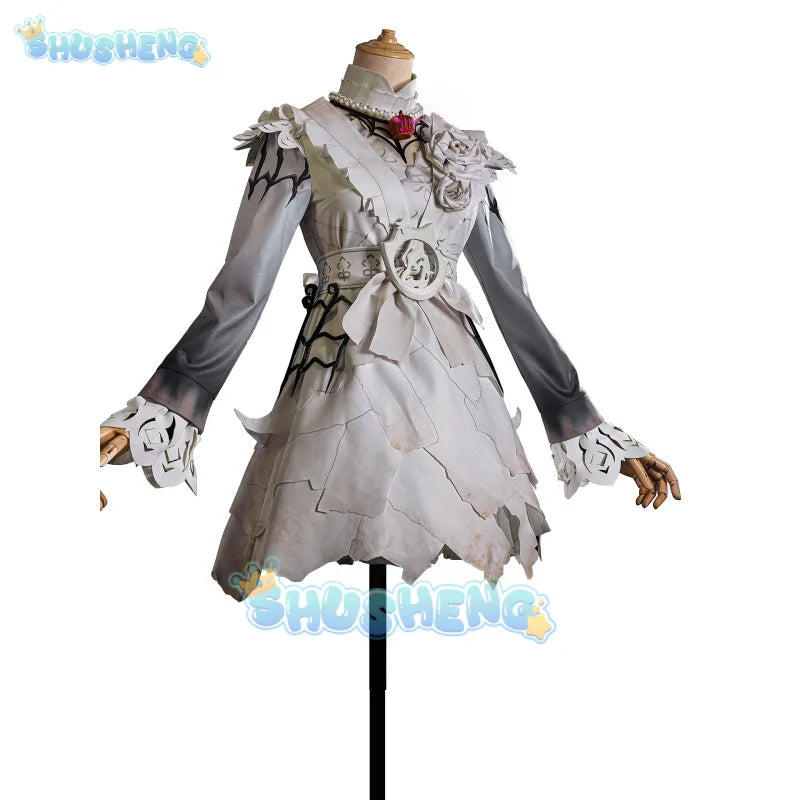 Identity V Tracy Reznik Mechanic Paper Heart Qizhen Fashion Game Suit Cosplay Costume Halloween Party Outfit S-XXL