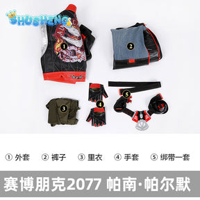 New Game Panam Palmer Punk Cosplay Costume Shirt Pants Coat Belts Boots To Choose Fancy Set Custom Made