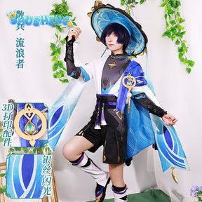 Wanderer Cosplay Costume Full Set with Hats Cosplay Costume Cosplay Kimono Halloween