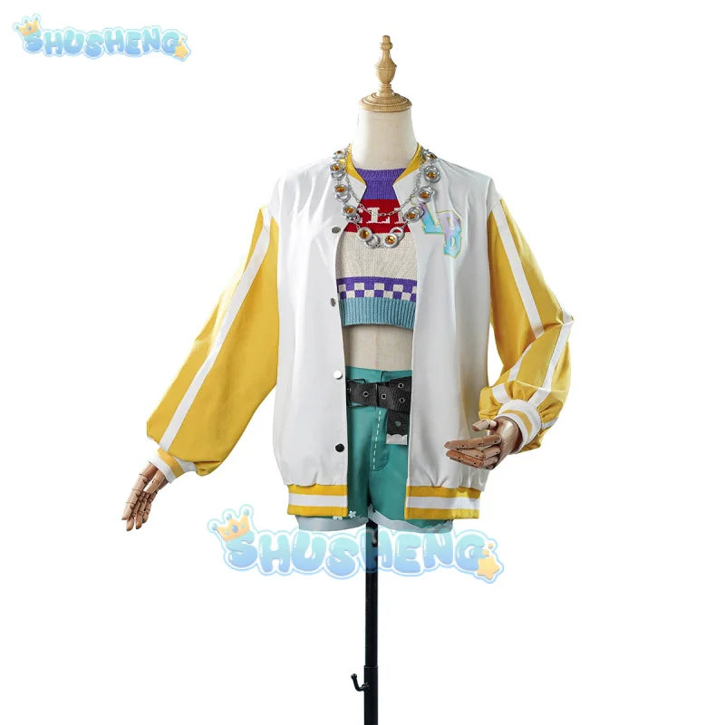 Identity V Cheerleader Skin OPH Game Suit Lovely Uniform Cosplay Costume Halloween Party Role Play Outfit S-XXL