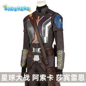 Carnival Halloween Masquerade Clothes New TV Show Hero Sabine Wren Cosplay Costume Complete Set Outfit With Flight Suit Armor