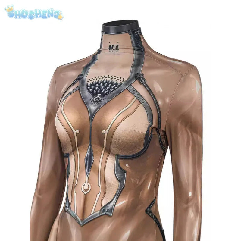 Eve IN STOC Game Stellar Blade Cosplay Costume Superhero Bodysuit Woman Catsuit Printed Spandex Eve Outfit Halloween Costume
