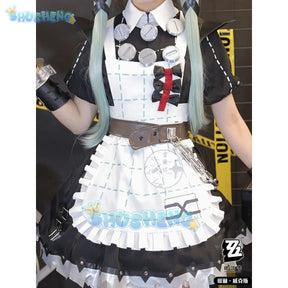 Zenless Zone Zero Cos Corin Wickes Cosplay Saw Maid Costume Cute Game Anime Lolita