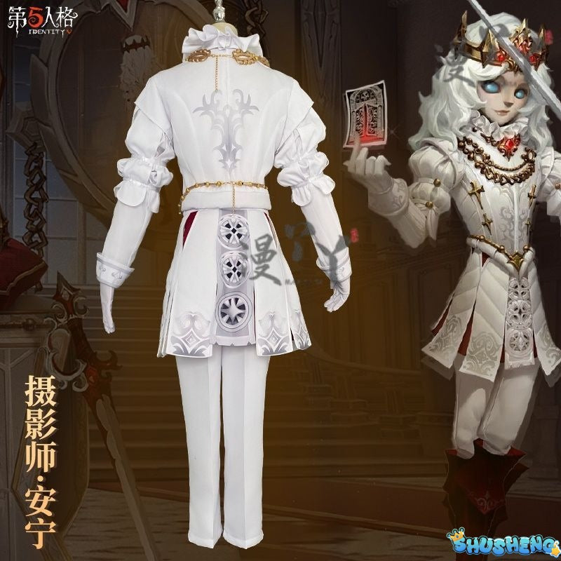 Identity Ⅴ Joseph Desaulniers Photographer Cosplay Costume Halloween party glamorous uniform accessorie props wig men women Set