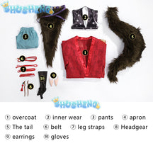 Pingping Game Black Myth Wukong Cosplay Costumes Ping ping Dress Tail Role Play Uniform Halloween Party Dressing for Women