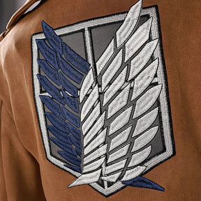 Attack on Titan‌ Eren Mikasa Levi Armin Hange Historia Reiss Cosplay Costume Scout Regiment‌ Uniform Halloween Carnival Party
