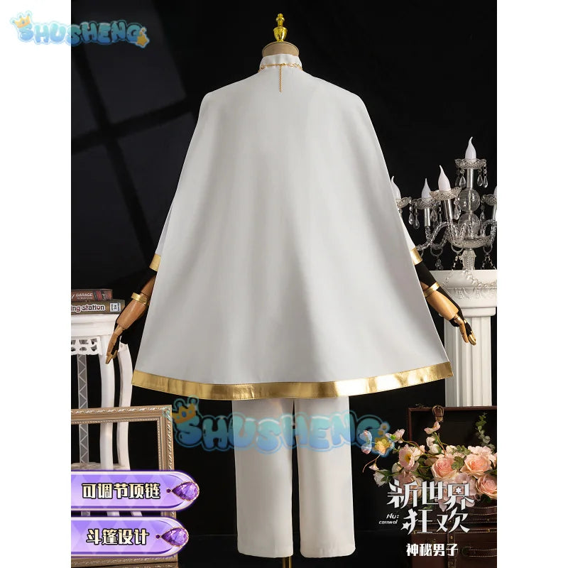 Tamaki Cosplay Costume Game Nu: Carnival Mysterious Male Fashion Uniform Coat Lining Pants Halloween Party Outfit Men