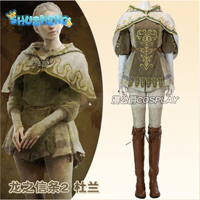 Game Dragons Cos Dogma 2 Cosplay Doireann Costume Fantasia Disguise for Adult Women Clothes Dress Outfit Halloween Carnival Suit