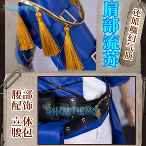 Shusheng Identity V Luca Balsa Prisoner Cosplay Costume Silhouette Uniform Halloween Carnival Party Christmas Play Role Clothes