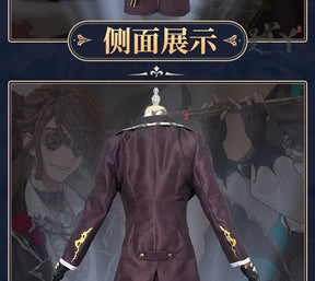 Prisoner/Luca Balsa Cosplay Game Identity V Costume The Official Halloween Concert Daily Outfit Party Role Play Clothing