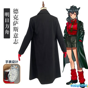 Texas Cosplay Anime Game Arknights Costume Fashion Sweet Combat Uniform Full Set Halloween Party Role Play Clothing New
