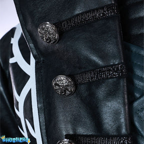 Hot Game DMC5 Cosplay Vergil Costume Nelo Complete Outfit Halloween Carnival Men Suit Jacket Vest Costume