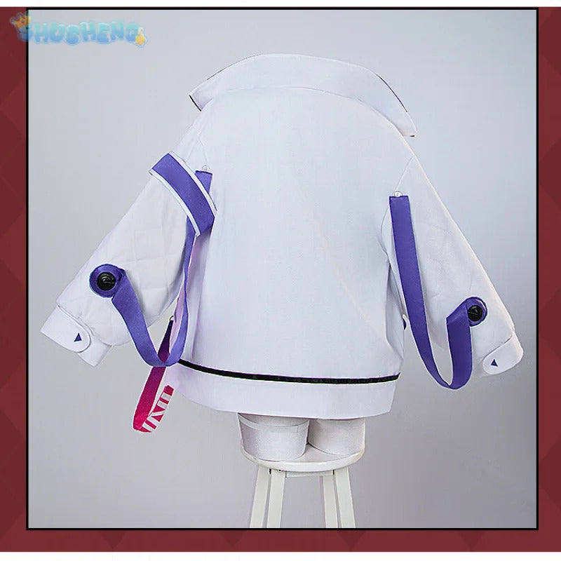 Honkai Gakuen 2 Tiara City Express Cosplay Costume Leather jumpsuit necklace outerwear sock set women Halloween sexy new uniform