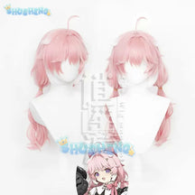 Encore Cosplay Wig Game Wuthering Waves Pink Hair Heat-resistant Fiber Hair Wig Cap Playable Fusion Congenital Resonator