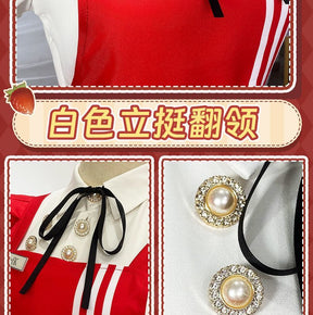 Identity V Grace Naiad Game Suit Sweet Lovely Maid Dress Cosplay Costume Halloween Party Role Play Outfit Women