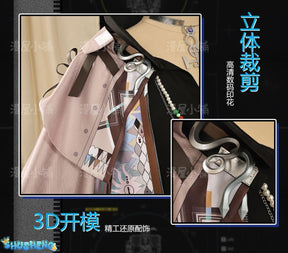 Arknights Thorns the Lodestar Cosplay Costume Uniform Halloween Carnival Party Christmas Play Role Clothes Clothing