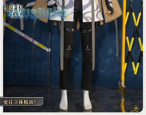 Wuthering Waves Aalto Intelligence Merchant Cosplay Costume Fashionable Handsome Accessories Props Halloween Party Men Uniform