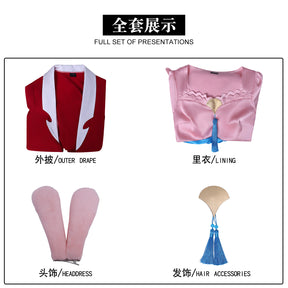 Little Dance Cosplay Anime Dou Luo Da Lu Soul Land Cosplay XiaoWu Sea God Island Top Cloak Prop Suit Cos for Women Girls Outfit