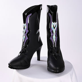 Honkai Helektra Cosplay Dress Honkai Star Rail Cosplay Helektra Costume Show Dresses Women Girl Uniform Halloween Party Outfit   Helektra cosplay wig  Helektra cosplay shoes