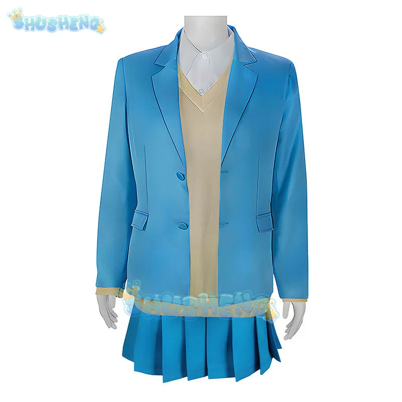 Anime Blue Box Chinatsu Kano Cosplay Costume Wig School Uniform Skirt Ao No Hako Hina Chono Halloween Party for Women Set