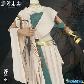 Game Reverse:1999 Sophia Cosplay Costume Cosplay Wig Dress Full Set Accessories Uniform Halloween Carnival Party For Woman Girls