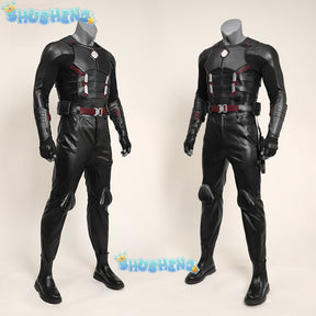 Adult Men Blade Cosplay Costume Black Outfits Gloves Jacket Pants Disguise Movie Death Cosplay Pool Halloween Carnival Suit