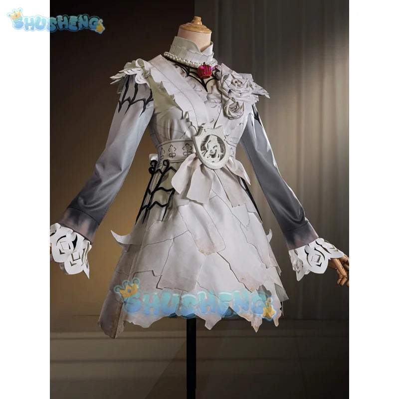 Identity V Tracy Reznik Mechanic Paper Heart Qizhen Fashion Game Suit Cosplay Costume Halloween Party Outfit S-XXL